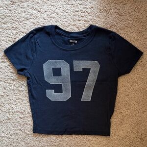 Hollister 97 Navy Baby Tee